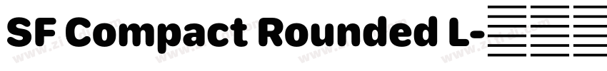 SF Compact Rounded L字体转换